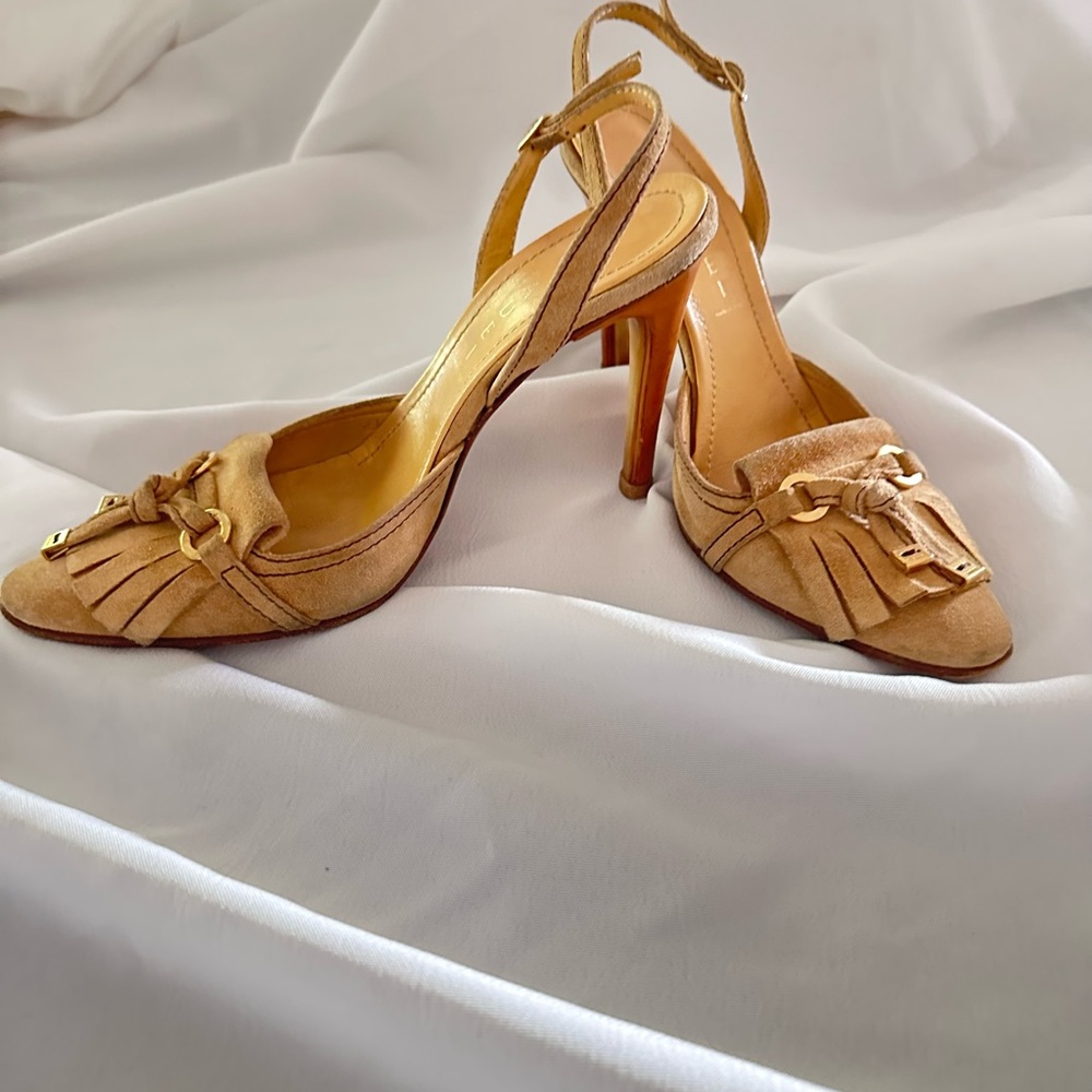 Casadei suede slingbacks